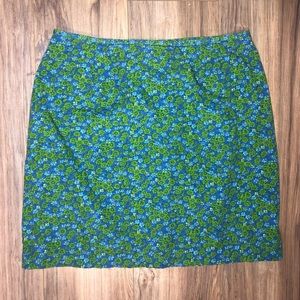 Casual Corner Floral Mini Skirt